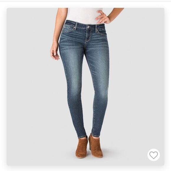 Denizen From Levi's Jeans Womens 18 S Blue Modren Skinny 34x30 Demin Stretch - Picture 1 of 5